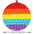 Big Size 40CM 50CM Rainbow Square Push Bubble Fidget Toys Adult Stress Relief Toy Antistress Squeeze Gift 20CM 30CM XL XXL XXXL