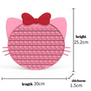 Big Size 40CM 50CM Rainbow Square Push Bubble Fidget Toys Adult Stress Relief Toy Antistress Squeeze Gift 20CM 30CM XL XXL XXXL