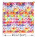 Big Size 40CM 50CM Rainbow Square Push Bubble Fidget Toys Adult Stress Relief Toy Antistress Squeeze Gift 20CM 30CM XL XXL XXXL