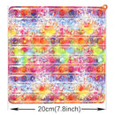 Big Size 40CM 50CM Rainbow Square Push Bubble Fidget Toys Adult Stress Relief Toy Antistress Squeeze Gift 20CM 30CM XL XXL XXXL
