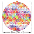 Big Size 40CM 50CM Rainbow Square Push Bubble Fidget Toys Adult Stress Relief Toy Antistress Squeeze Gift 20CM 30CM XL XXL XXXL