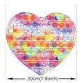 Big Size 40CM 50CM Rainbow Square Push Bubble Fidget Toys Adult Stress Relief Toy Antistress Squeeze Gift 20CM 30CM XL XXL XXXL