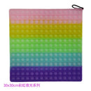 Big Size 40CM 50CM Rainbow Square Push Bubble Fidget Toys Adult Stress Relief Toy Antistress Squeeze Gift 20CM 30CM XL XXL XXXL
