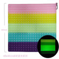 Big Size 40CM 50CM Rainbow Square Push Bubble Fidget Toys Adult Stress Relief Toy Antistress Squeeze Gift 20CM 30CM XL XXL XXXL