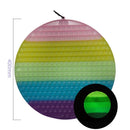 Big Size 40CM 50CM Rainbow Square Push Bubble Fidget Toys Adult Stress Relief Toy Antistress Squeeze Gift 20CM 30CM XL XXL XXXL