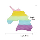 Big Size 40CM 50CM Rainbow Square Push Bubble Fidget Toys Adult Stress Relief Toy Antistress Squeeze Gift 20CM 30CM XL XXL XXXL