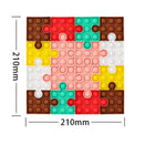 Big Size 40CM 50CM Rainbow Square Push Bubble Fidget Toys Adult Stress Relief Toy Antistress Squeeze Gift 20CM 30CM XL XXL XXXL