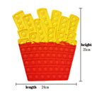 Big Size 40CM 50CM Rainbow Square Push Bubble Fidget Toys Adult Stress Relief Toy Antistress Squeeze Gift 20CM 30CM XL XXL XXXL