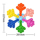 Big Size 40CM 50CM Rainbow Square Push Bubble Fidget Toys Adult Stress Relief Toy Antistress Squeeze Gift 20CM 30CM XL XXL XXXL
