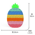 Big Size 40CM 50CM Rainbow Square Push Bubble Fidget Toys Adult Stress Relief Toy Antistress Squeeze Gift 20CM 30CM XL XXL XXXL