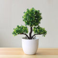 New Artificial Plants Pine Bonsai Small Tree Pot Plants Fake Flowers Potted Ornaments For Home Decoration Hotel Garden Decor