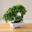 New Artificial Plants Pine Bonsai Small Tree Pot Plants Fake Flowers Potted Ornaments For Home Decoration Hotel Garden Decor