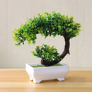 New Artificial Plants Pine Bonsai Small Tree Pot Plants Fake Flowers Potted Ornaments For Home Decoration Hotel Garden Decor
