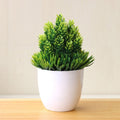 New Artificial Plants Pine Bonsai Small Tree Pot Plants Fake Flowers Potted Ornaments For Home Decoration Hotel Garden Decor