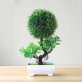 New Artificial Plants Pine Bonsai Small Tree Pot Plants Fake Flowers Potted Ornaments For Home Decoration Hotel Garden Decor
