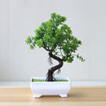 New Artificial Plants Pine Bonsai Small Tree Pot Plants Fake Flowers Potted Ornaments For Home Decoration Hotel Garden Decor
