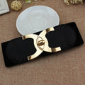 2020 New Fashion Korean Style Buckle Elastic Wide Belt Wide Cummerbund Strap Belt Waist Female Women Accessories
