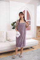 New Wearable Bath Towel Superfine Fiber Towels Soft and Absorbent Chic Towel for Autumn Hotel Home Bathroom Gifts Women Bathrobe