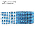 1 Roll 8/24 Rows Gold Silver Crystal Diamond Mesh Rhinestone Ribbon for Birthday Wedding DIY Decoration Cake Wrap Crystal Tulle