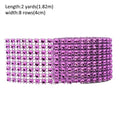 1 Roll 8/24 Rows Gold Silver Crystal Diamond Mesh Rhinestone Ribbon for Birthday Wedding DIY Decoration Cake Wrap Crystal Tulle