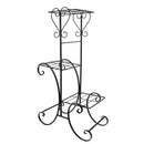 3 Tier Iron Art Plant Stand Flower Pots Rack Display Shelf Home Decoration Potting Ladder Storage Shelving Rack for Potted Plant