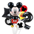 7pcs Disney Mickey Mouse Party Balloons Minnie Balloons 32" Number Balloon Baby Shower Birthday Party Decorations Kids Toy Gifts