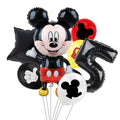 7pcs Disney Mickey Mouse Party Balloons Minnie Balloons 32" Number Balloon Baby Shower Birthday Party Decorations Kids Toy Gifts
