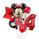 7pcs Disney Mickey Mouse Party Balloons Minnie Balloons 32" Number Balloon Baby Shower Birthday Party Decorations Kids Toy Gifts