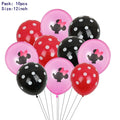 7pcs Disney Mickey Mouse Party Balloons Minnie Balloons 32" Number Balloon Baby Shower Birthday Party Decorations Kids Toy Gifts