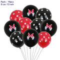 7pcs Disney Mickey Mouse Party Balloons Minnie Balloons 32" Number Balloon Baby Shower Birthday Party Decorations Kids Toy Gifts