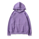 Aachoae Women Couple Hoodies Sweatshirt Fleece 100% Cotton Tracksuit Sports Sweatshirt 2021 Winter Japanese Casual Loose Jumper