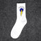 1 pair Men's and women's socks autumn Breathable ins Korean middle tube tide net red street long socks