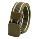 Hot sale Men /women belt High Quality Automatic Buckle Nylon Belt OutdoorTravel Tactical Waist Belt Unisex add long Belts 140cm