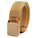 Hot sale Men /women belt High Quality Automatic Buckle Nylon Belt OutdoorTravel Tactical Waist Belt Unisex add long Belts 140cm
