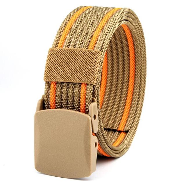 Hot sale Men /women belt High Quality Automatic Buckle Nylon Belt OutdoorTravel Tactical Waist Belt Unisex add long Belts 140cm