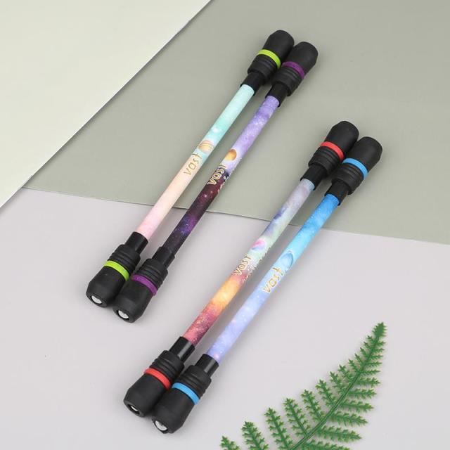 1PC Spinning Pen Creative Random Flash Rotating Gaming Gel Pens Student Gift Toy Release Pressure Comfortable Penspinning Pen