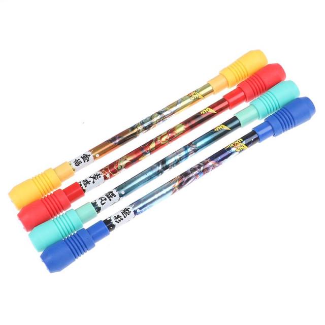 1PC Spinning Pen Creative Random Flash Rotating Gaming Gel Pens Student Gift Toy Release Pressure Comfortable Penspinning Pen