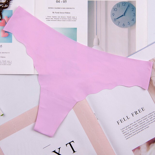 Women Panties Underwear Ultra-thin Viscose Seamless Briefs Comfort low-Rise Ruffles Sexy Lingerie Summer New Hot 1pcs/Lot  ac164