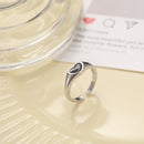 Wholesale Jewelry New Colorful Ring for Women Glossy Dripping Love Heart Rings Peach Heart Ring Exquisite Wild Trend Jewelry