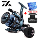 High Quality 14+1BB Double Spool  Fishing Reel 5.5:1 4.7:1 Gear Ratio High Speed Spinning Reel Casting reel Carp For Saltwater