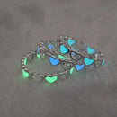 1 pcs Couple Luminous Finger Rings for Women Men Glowing In Dark Heart Lover Wedding Bands Women Girls Jewelry Gift Accessories