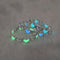 1 pcs Couple Luminous Finger Rings for Women Men Glowing In Dark Heart Lover Wedding Bands Women Girls Jewelry Gift Accessories