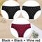 3PCS/Set Women Panties Sexy Underwear Lace Panties Lingerie Female Floral Lace Briefs Perspective Finetoo Design Ladies Pantys