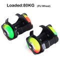 Flashing Roller Skating Shoes Small Whirlwind Pulley Flash Wheel heel Roller Skates Sports Rollerskate Shoes for Kids and adult