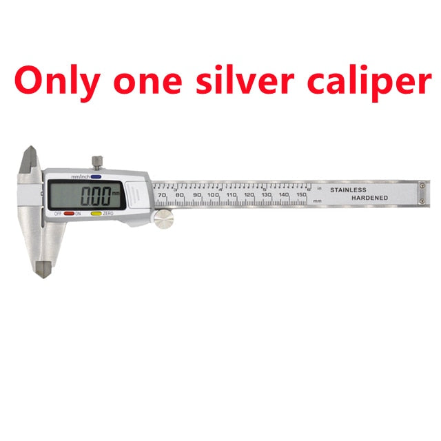 Digital Caliper 6 "150mm LCD Messschieber paquimetro measuring instrument Vernier Calipers Measuring Tool Stainless Steel