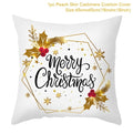 Christmas Cushion Cover Merry Christmas Decorations For Home 2021 Cristmas Ornament Pillow Case Xmas Navidad Gifts New Year 2022