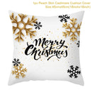 Christmas Cushion Cover Merry Christmas Decorations For Home 2021 Cristmas Ornament Pillow Case Xmas Navidad Gifts New Year 2022