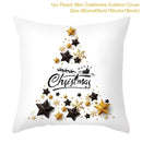 Christmas Cushion Cover Merry Christmas Decorations For Home 2021 Cristmas Ornament Pillow Case Xmas Navidad Gifts New Year 2022