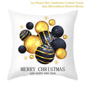 Christmas Cushion Cover Merry Christmas Decorations For Home 2021 Cristmas Ornament Pillow Case Xmas Navidad Gifts New Year 2022
