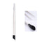 1pc 2 heads Straight Nail Tweezers with Silicone Pressing Head for 3D Sticker Rhinestones Water Sticker Picker Metal Nails Tools